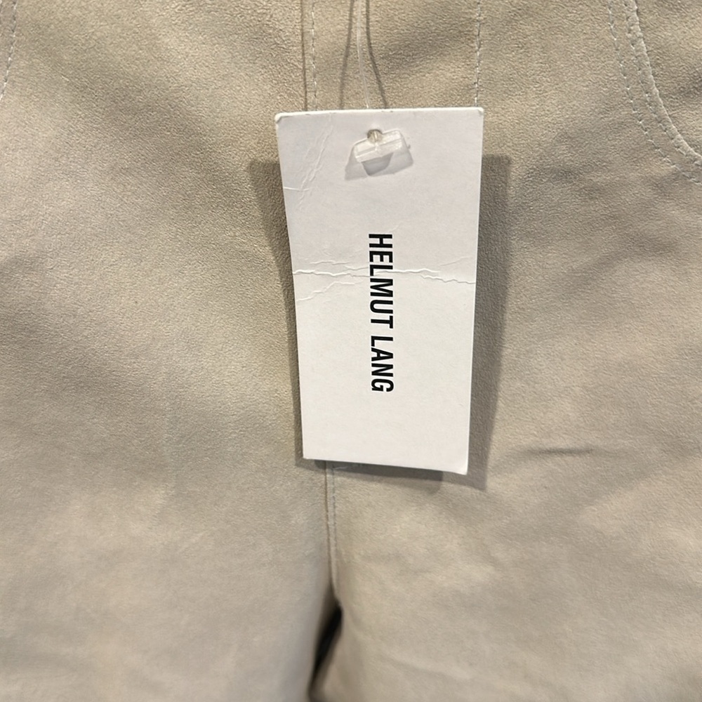 New Helmut Lang Leather Leggings NWT Size 0 - Picture 3 of 7